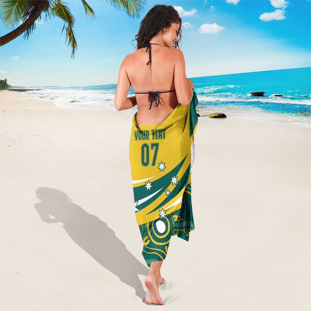 Australia 2024 Olympics Custom Sarong Rise of the Roos Aborignal Style