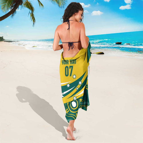 Australia 2024 Olympics Custom Sarong Rise of the Roos Aborignal Style