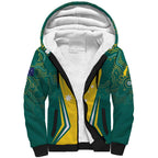 Australia 2024 Olympics Custom Sherpa Hoodie Rise of the Roos Aborignal Style