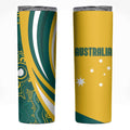 Australia 2024 Olympics Skinny Tumbler Rise of the Roos Aborignal Style