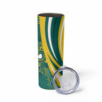 Australia 2024 Olympics Skinny Tumbler Rise of the Roos Aborignal Style