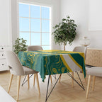 Australia 2024 Olympics Custom Tablecloth Rise of the Roos Aborignal Style