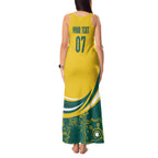 Australia 2024 Olympics Custom Tank Maxi Dress Rise of the Roos Aborignal Style