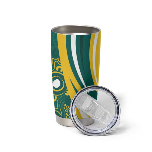Australia 2024 Olympics Tumbler Cup Rise of the Roos Aborignal Style
