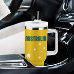 Australia 2024 Olympics Tumbler With Handle Rise of the Roos Aborignal Style