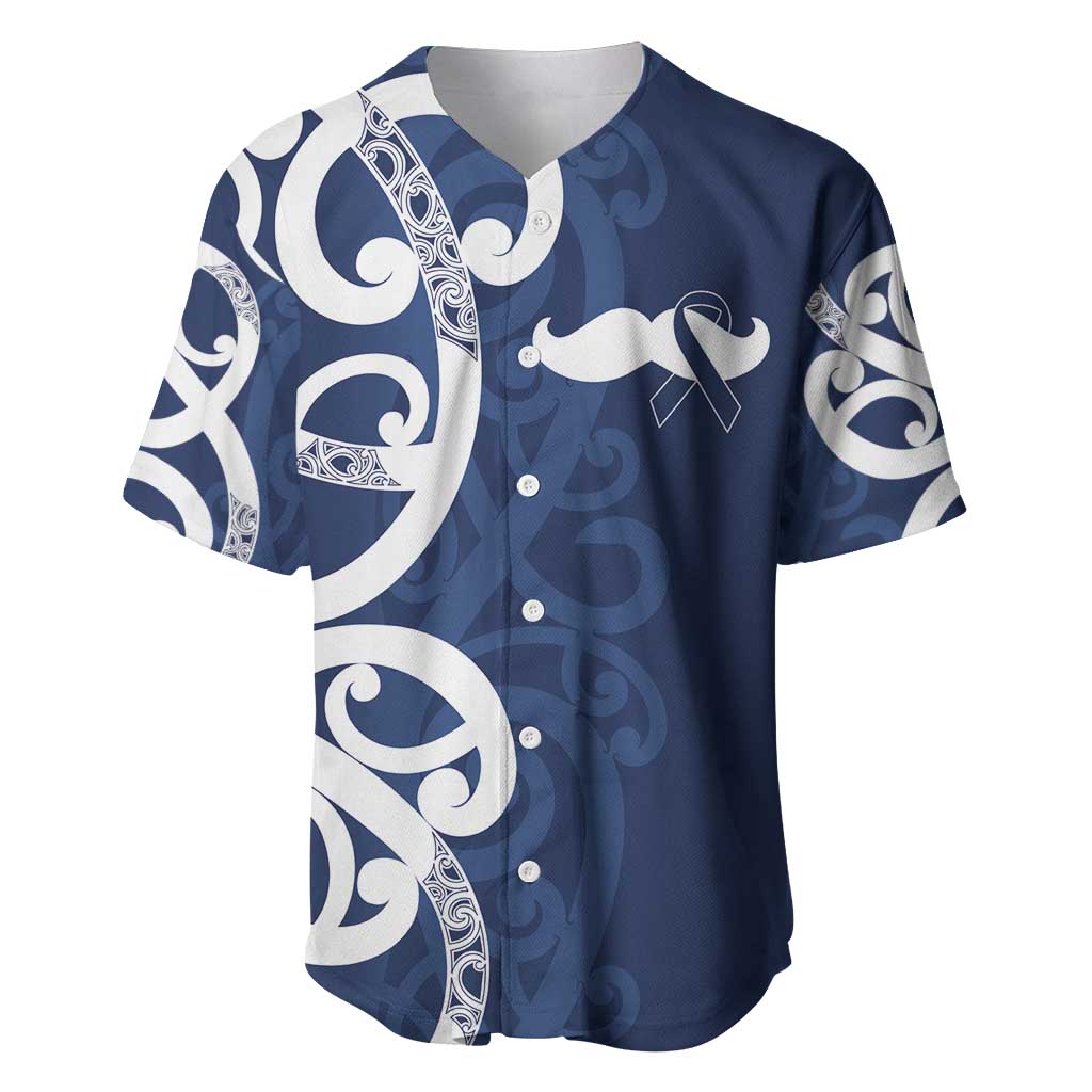 New Zealand Maori Mo Bros Baseball Jersey Blue Ribbon With Koru Kowhaiwhai - Aussie Hoodie