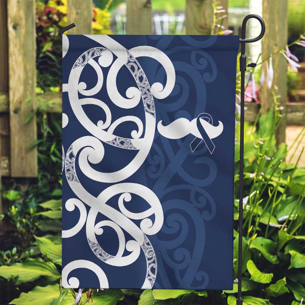 New Zealand Maori Mo Bros Garden Flag Blue Ribbon With Koru Kowhaiwhai - Aussie Hoodie