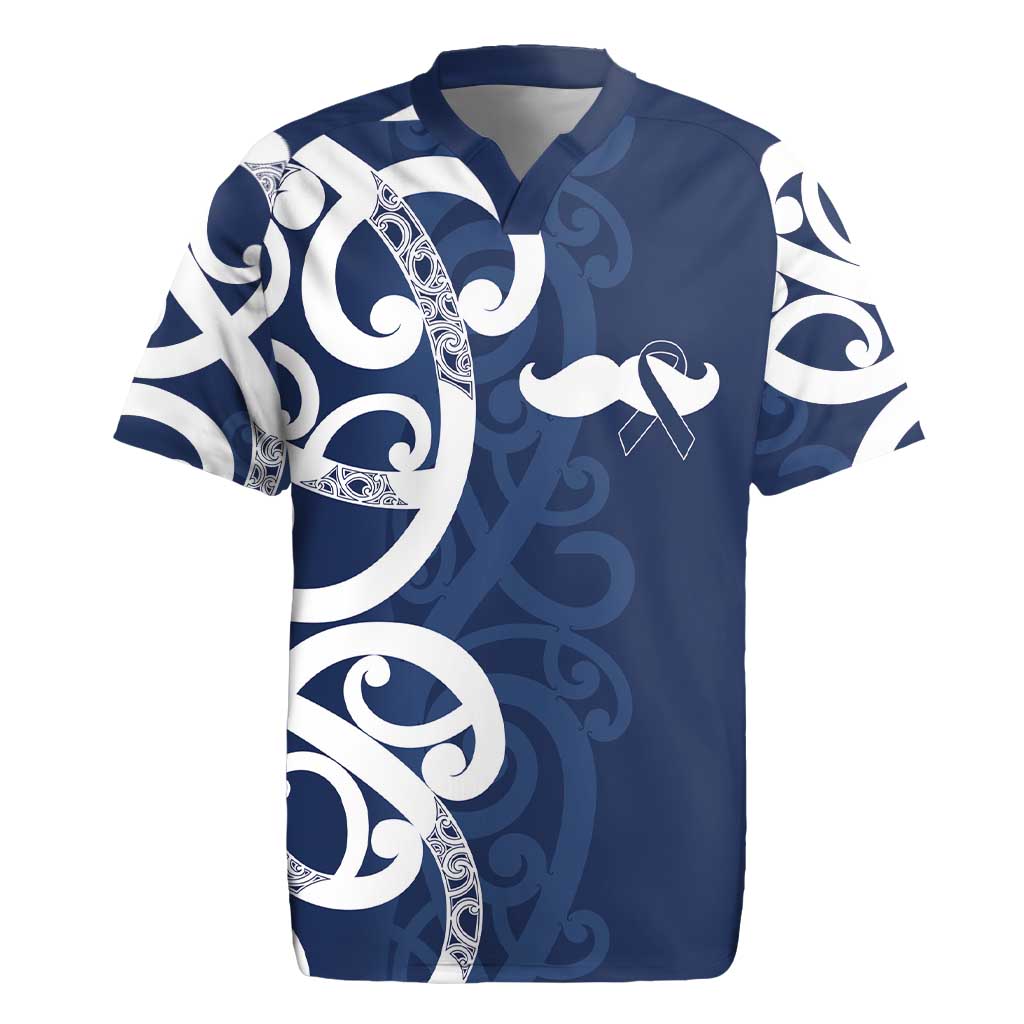 New Zealand Maori Mo Bros Rugby Jersey Blue Ribbon With Koru Kowhaiwhai - Aussie Hoodie