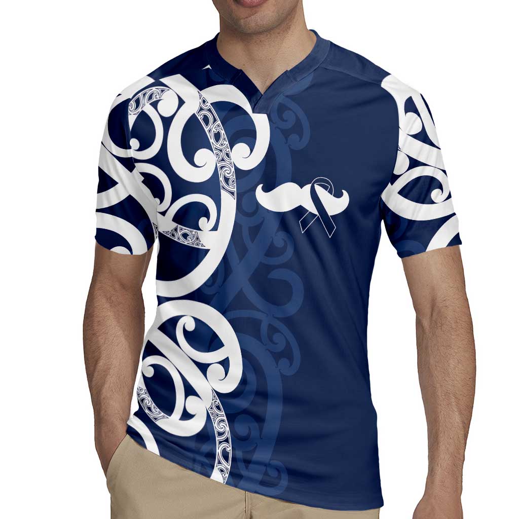 New Zealand Maori Mo Bros Rugby Jersey Blue Ribbon With Koru Kowhaiwhai - Aussie Hoodie