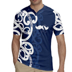 New Zealand Maori Mo Bros Rugby Jersey Blue Ribbon With Koru Kowhaiwhai - Aussie Hoodie