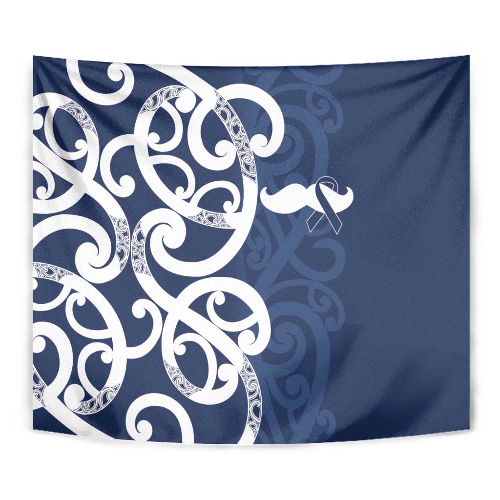 New Zealand Maori Mo Bros Tapestry Blue Ribbon With Koru Kowhaiwhai - Aussie Hoodie