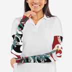 New Zealand Silver Fern Christmas Tree Arm Sleeves Meri Kirihimete - Aussie Hoodie