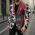 New Zealand Silver Fern Christmas Tree Blazer Meri Kirihimete - Aussie Hoodie