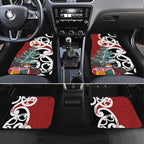 New Zealand Silver Fern Christmas Tree Car Mats Meri Kirihimete - Aussie Hoodie