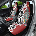 New Zealand Silver Fern Christmas Tree Car Seat Cover Meri Kirihimete - Aussie Hoodie