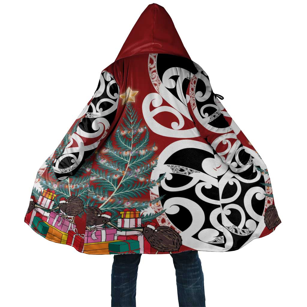 New Zealand Silver Fern Christmas Tree Cloak Meri Kirihimete - Aussie Hoodie