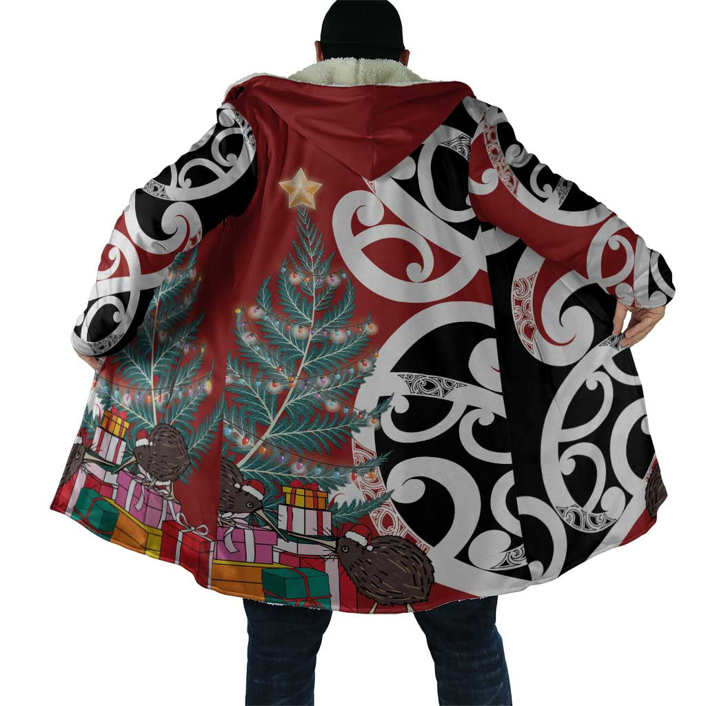 New Zealand Silver Fern Christmas Tree Cloak Meri Kirihimete - Aussie Hoodie