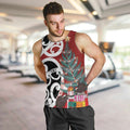 New Zealand Silver Fern Christmas Tree Men Tank Top Meri Kirihimete - Aussie Hoodie