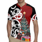 New Zealand Silver Fern Christmas Tree Rugby Jersey Meri Kirihimete - Aussie Hoodie