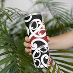 New Zealand Silver Fern Christmas Tree Skinny Tumbler Meri Kirihimete - Aussie Hoodie