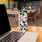 New Zealand Silver Fern Christmas Tree Skinny Tumbler Meri Kirihimete - Aussie Hoodie