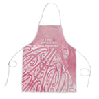 Breast Cancer Awareness Maori Apron Kia Kaha Kia Maia Kia Manawanui - Aussie Hoodie