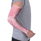 Breast Cancer Awareness Maori Arm Sleeves Kia Kaha Kia Maia Kia Manawanui - Aussie Hoodie