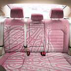 Breast Cancer Awareness Maori Back Car Seat Cover Kia Kaha Kia Maia Kia Manawanui - Aussie Hoodie