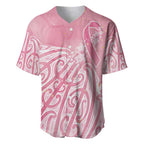 Breast Cancer Awareness Maori Baseball Jersey Kia Kaha Kia Maia Kia Manawanui - Aussie Hoodie