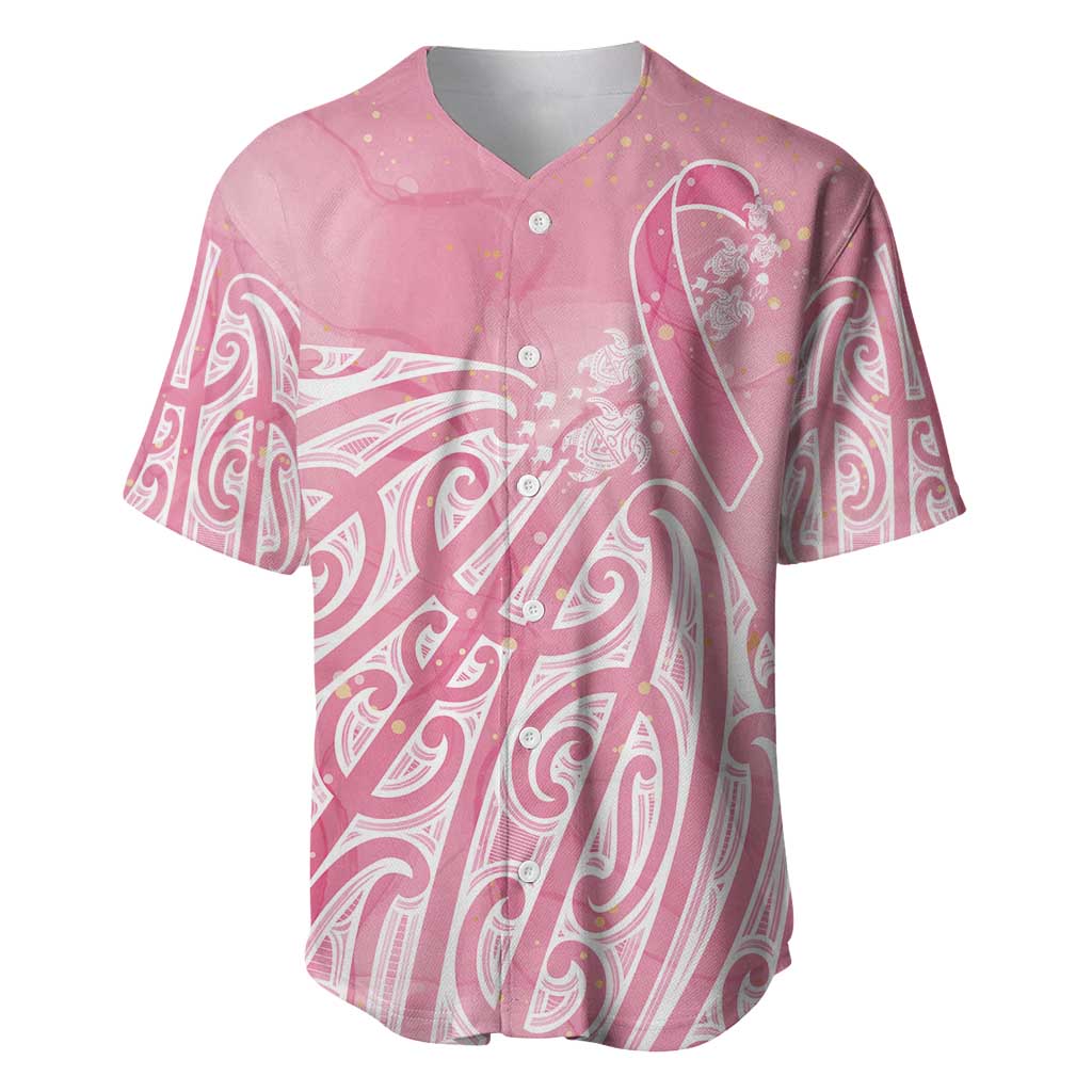 Breast Cancer Awareness Maori Baseball Jersey Kia Kaha Kia Maia Kia Manawanui - Aussie Hoodie