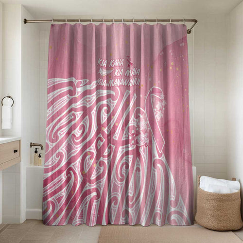 Breast Cancer Awareness Maori Bathroom Set Kia Kaha Kia Maia Kia Manawanui - Aussie Hoodie