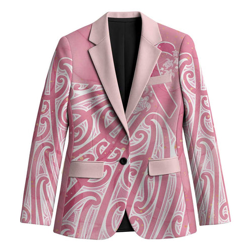 Breast Cancer Awareness Maori Blazer Kia Kaha Kia Maia Kia Manawanui - Aussie Hoodie