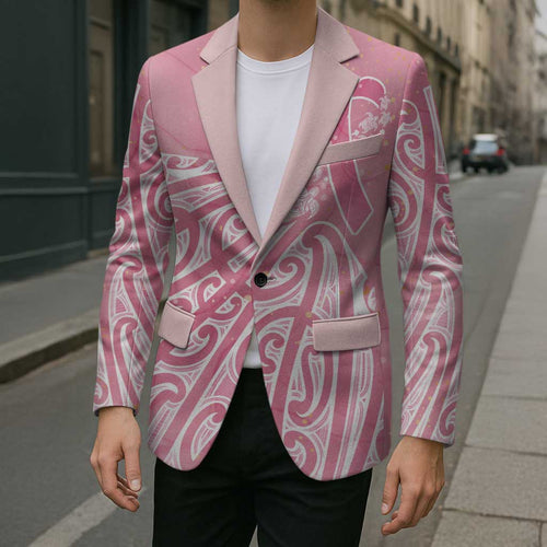 Breast Cancer Awareness Maori Blazer Kia Kaha Kia Maia Kia Manawanui - Aussie Hoodie