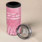Breast Cancer Awareness Maori 4 in 1 Can Cooler Tumbler Kia Kaha Kia Maia Kia Manawanui - Aussie Hoodie