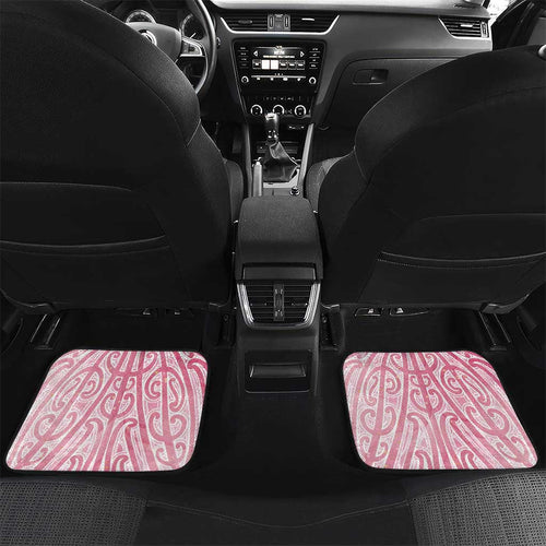 Breast Cancer Awareness Maori Car Mats Kia Kaha Kia Maia Kia Manawanui - Aussie Hoodie