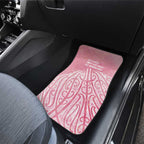 Breast Cancer Awareness Maori Car Mats Kia Kaha Kia Maia Kia Manawanui - Aussie Hoodie