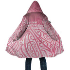 Breast Cancer Awareness Maori Cloak Kia Kaha Kia Maia Kia Manawanui - Aussie Hoodie