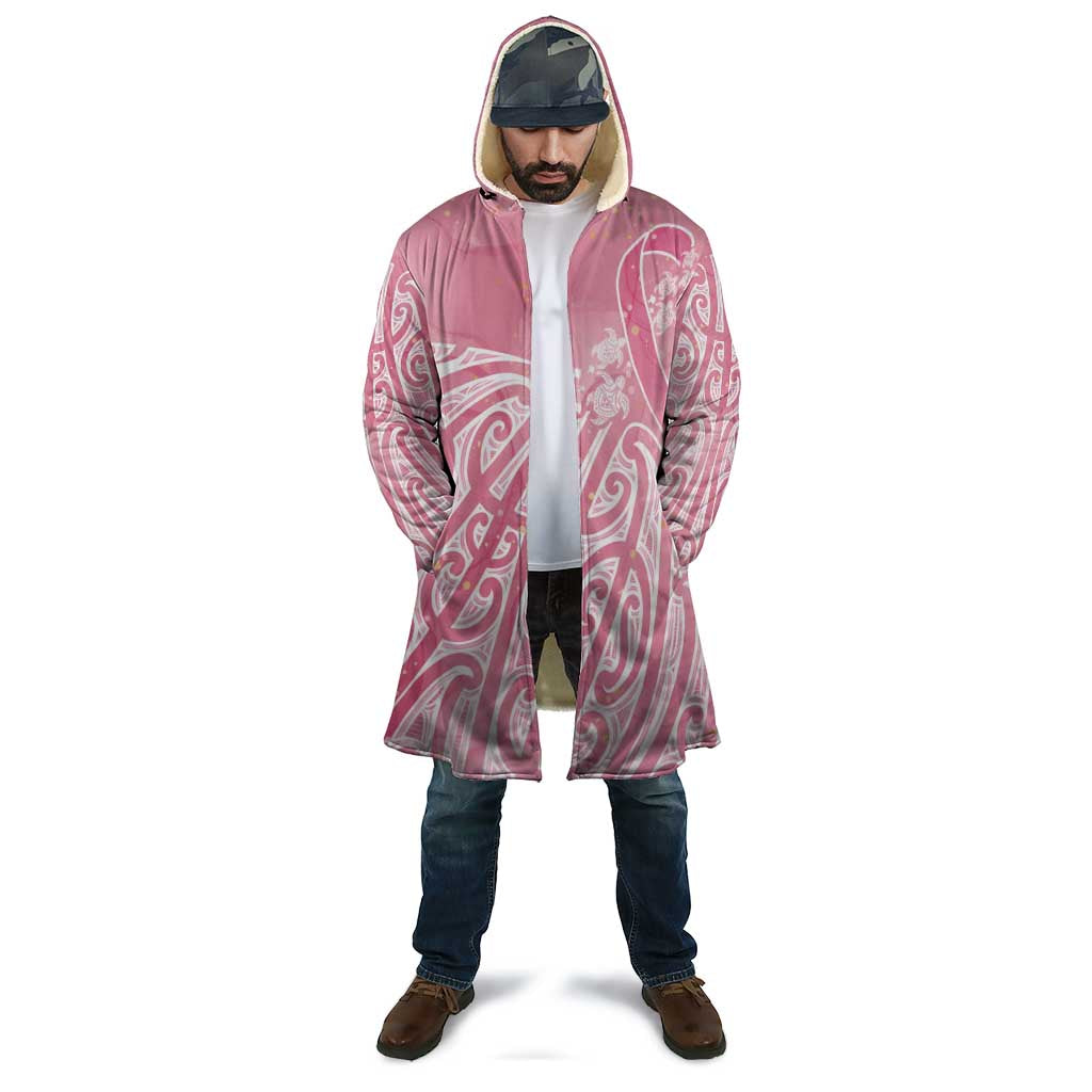 Breast Cancer Awareness Maori Cloak Kia Kaha Kia Maia Kia Manawanui - Aussie Hoodie