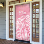 Breast Cancer Awareness Maori Door Cover Kia Kaha Kia Maia Kia Manawanui - Aussie Hoodie