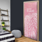 Breast Cancer Awareness Maori Door Cover Kia Kaha Kia Maia Kia Manawanui - Aussie Hoodie