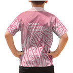 Breast Cancer Awareness Maori Family Matching Mermaid Dress and Hawaiian Shirt Kia Kaha Kia Maia Kia Manawanui - Aussie Hoodie