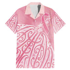 Breast Cancer Awareness Maori Family Matching Mermaid Dress and Hawaiian Shirt Kia Kaha Kia Maia Kia Manawanui - Aussie Hoodie