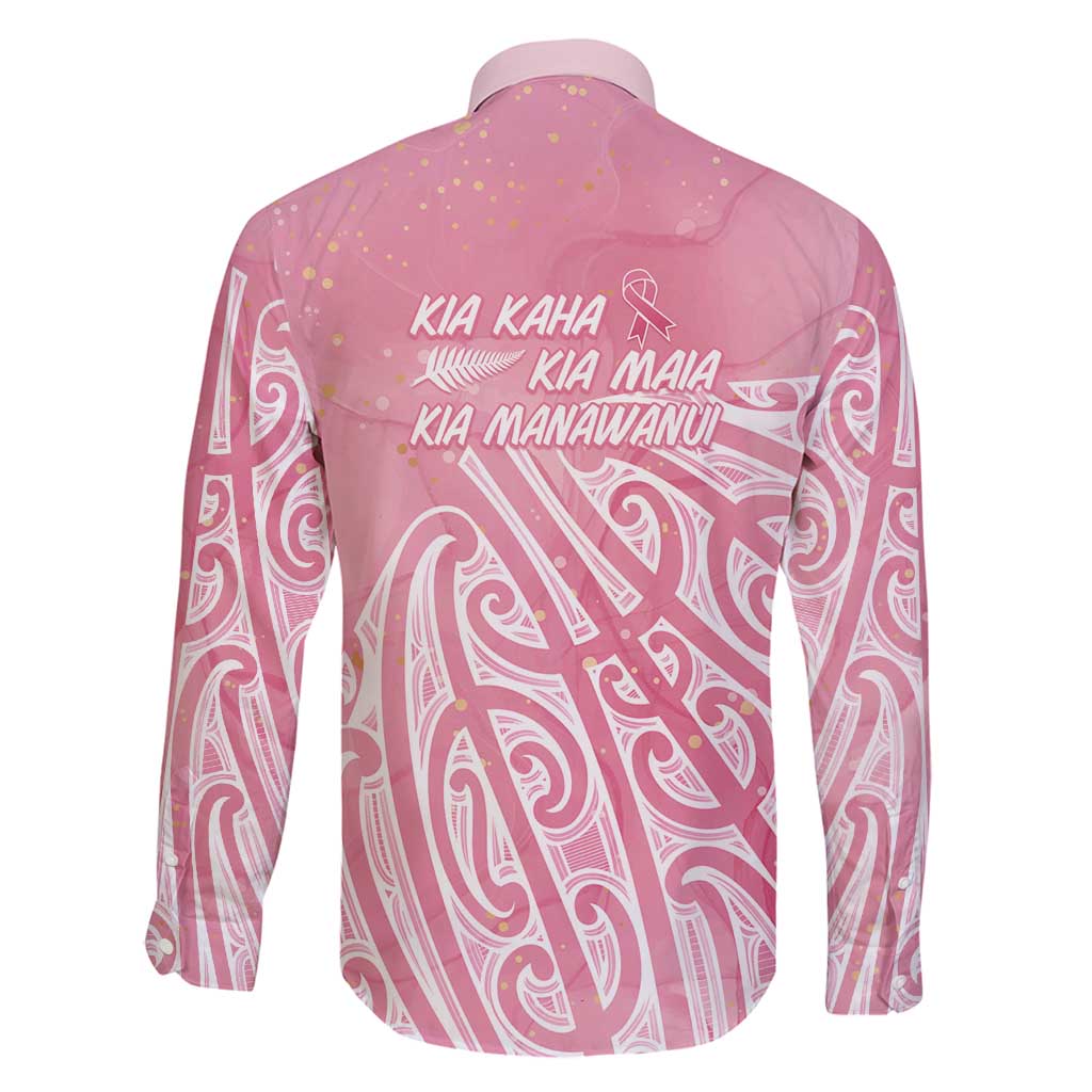 Breast Cancer Awareness Maori Family Matching Puletasi and Hawaiian Shirt Kia Kaha Kia Maia Kia Manawanui - Aussie Hoodie