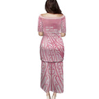 Breast Cancer Awareness Maori Family Matching Puletasi and Hawaiian Shirt Kia Kaha Kia Maia Kia Manawanui - Aussie Hoodie