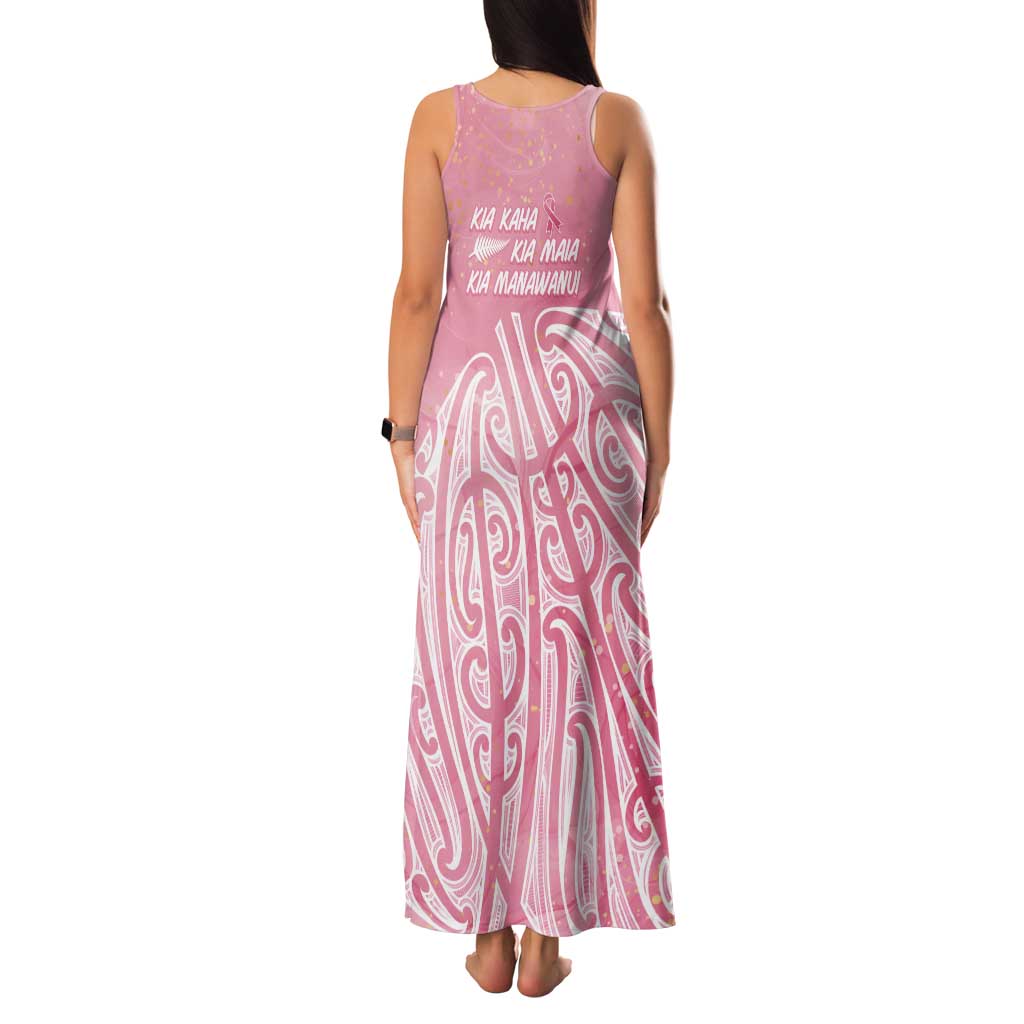 Breast Cancer Awareness Maori Family Matching Tank Maxi Dress and Hawaiian Shirt Kia Kaha Kia Maia Kia Manawanui - Aussie Hoodie