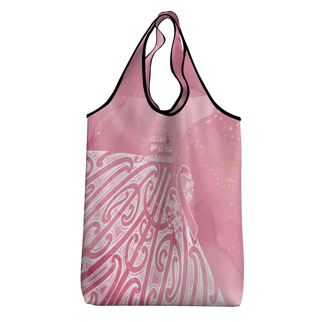 Breast Cancer Awareness Maori Grocery Bag Kia Kaha Kia Maia Kia Manawanui - Aussie Hoodie