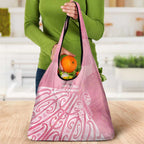 Breast Cancer Awareness Maori Grocery Bag Kia Kaha Kia Maia Kia Manawanui - Aussie Hoodie