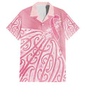 Breast Cancer Awareness Maori Hawaiian Shirt Kia Kaha Kia Maia Kia Manawanui - Aussie Hoodie