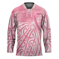 Breast Cancer Awareness Maori Hockey Jersey Kia Kaha Kia Maia Kia Manawanui - Aussie Hoodie