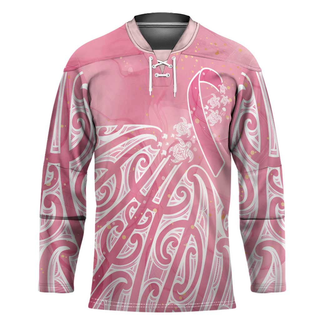 Breast Cancer Awareness Maori Hockey Jersey Kia Kaha Kia Maia Kia Manawanui - Aussie Hoodie